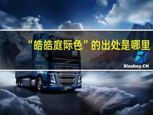 “皓皓庭际色”的出处是哪里