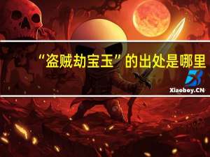 “盗贼劫宝玉”的出处是哪里