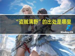 “盗贼满野”的出处是哪里