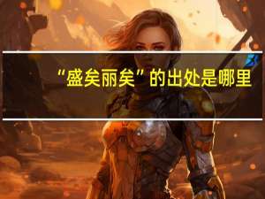 “盛矣丽矣”的出处是哪里