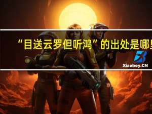 “目送云罗但听鸿”的出处是哪里