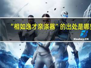 “相如逸才亲涤器”的出处是哪里