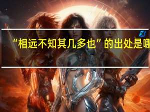“相远不知其几多也”的出处是哪里