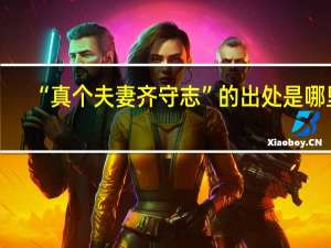 “真个夫妻齐守志”的出处是哪里