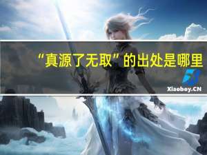 “真源了无取”的出处是哪里