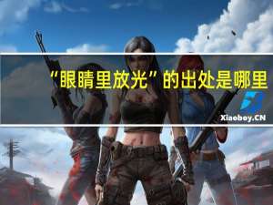 “眼睛里放光”的出处是哪里