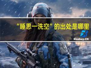 “睡思一洗空”的出处是哪里