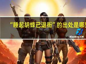 “睡起胡蜂已退衙”的出处是哪里