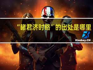 “睹君济时略”的出处是哪里