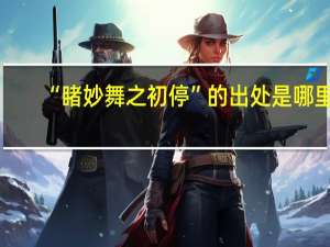 “睹妙舞之初停”的出处是哪里