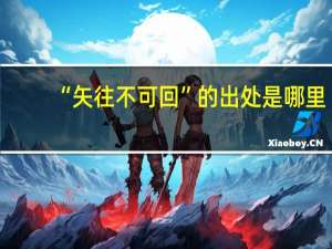 “矢往不可回”的出处是哪里