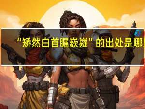 “矫然白首瞩嶔嶷”的出处是哪里