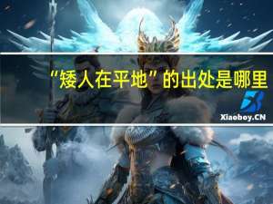 “矮人在平地”的出处是哪里