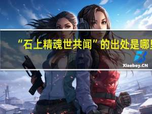 “石上精魂世共闻”的出处是哪里
