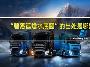 “碧落孤蟾水底圆”的出处是哪里