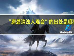 “磨砻清浊人难会”的出处是哪里