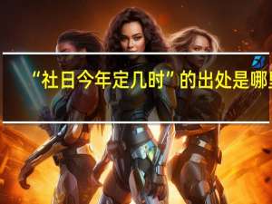 “社日今年定幾時”的出處是哪里
