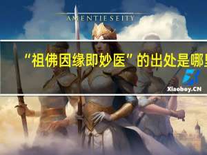 “祖佛因缘即妙医”的出处是哪里