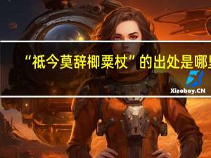 “祗今莫辞楖粟杖”的出处是哪里