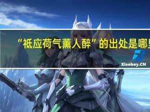 “祗应荷气薰人醉”的出处是哪里