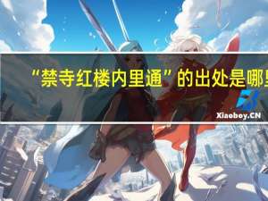 “禁寺红楼内里通”的出处是哪里