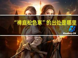 “禅庭松色寒”的出处是哪里