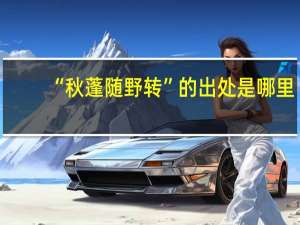 “秋蓬随野转”的出处是哪里