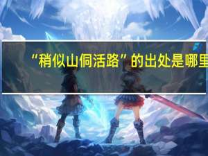 “稍似山侗活路”的出处是哪里
