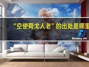 “空使荷戈人老”的出處是哪里