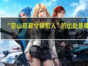 “空山寂寂兮颍阳人”的出处是哪里