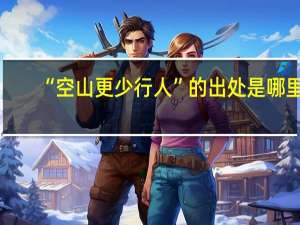 “空山更少行人”的出处是哪里