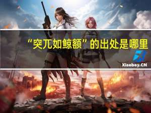 “突兀如鲸额”的出处是哪里