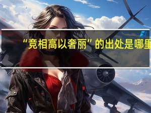 “竞相高以奢丽”的出处是哪里