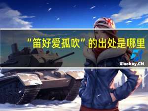 “笛好爱孤吹”的出处是哪里