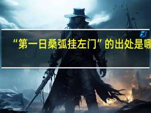 “第一日桑弧挂左门”的出处是哪里
