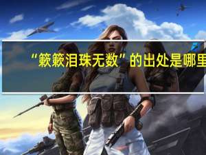 “簌簌泪珠无数”的出处是哪里