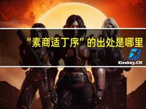 “素商适丁序”的出处是哪里