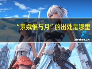 “素娥惟与月”的出处是哪里