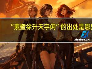 “素璧徐升天宇闲”的出处是哪里