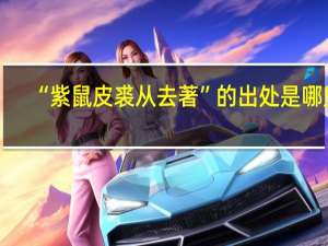 “紫鼠皮裘从去著”的出处是哪里