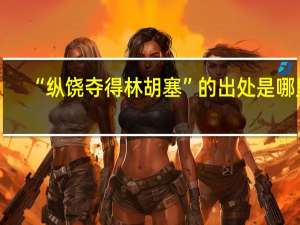 “纵饶夺得林胡塞”的出处是哪里