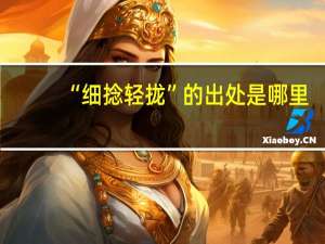 “细捻轻拢”的出处是哪里