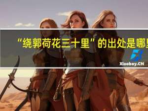 “绕郭荷花三十里”的出处是哪里