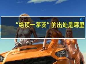 “绝顶一茅茨”的出处是哪里