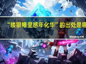 “缕银幡里感年化华”的出处是哪里