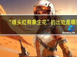 “缠头红有象生花”的出处是哪里