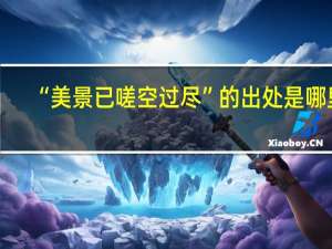 “美景已嗟空过尽”的出处是哪里