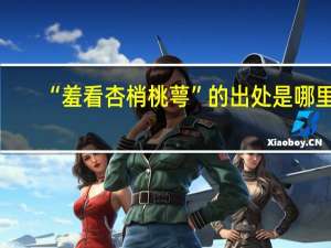 “羞看杏梢桃萼”的出处是哪里