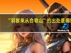 “羽客来从合皂山”的出处是哪里