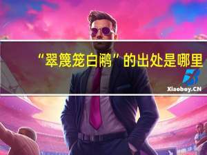 “翠篾笼白鹇”的出处是哪里